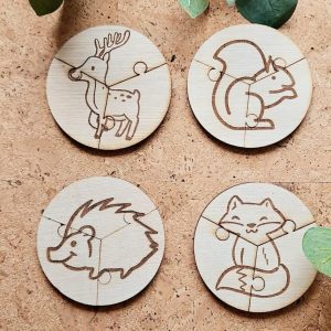 Puzzles animaux de la forêt