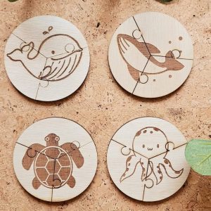 Puzzles animaux marin