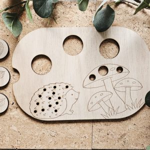 Hérisson champignon