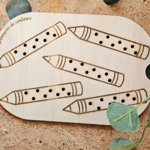 Mes crayons de couleurs picots