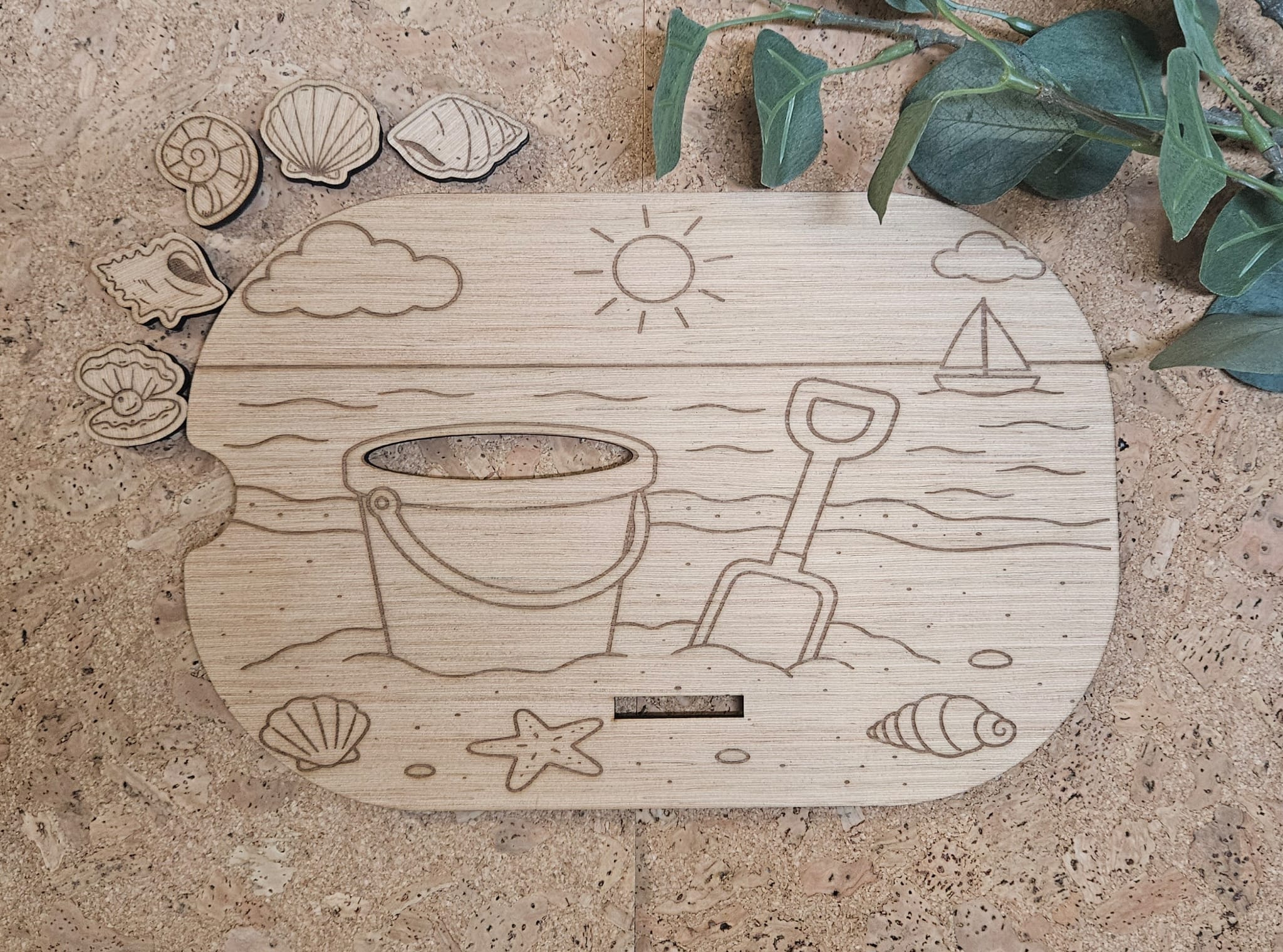 Mon seau de coquillage